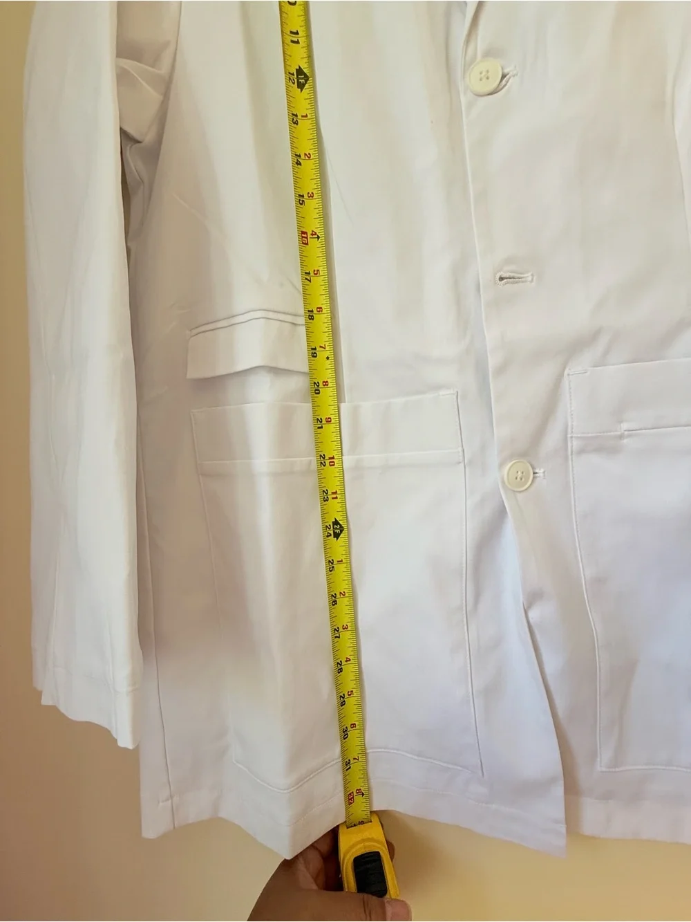NWT WonderWink Men's White Lab Coat Jacket